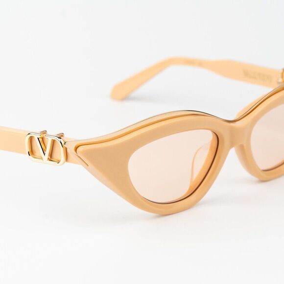 Valentino Women Sunglasses Beige Gold Nude Cat Eye V - GOLDCUT - II VLS-114C-49 main image 5